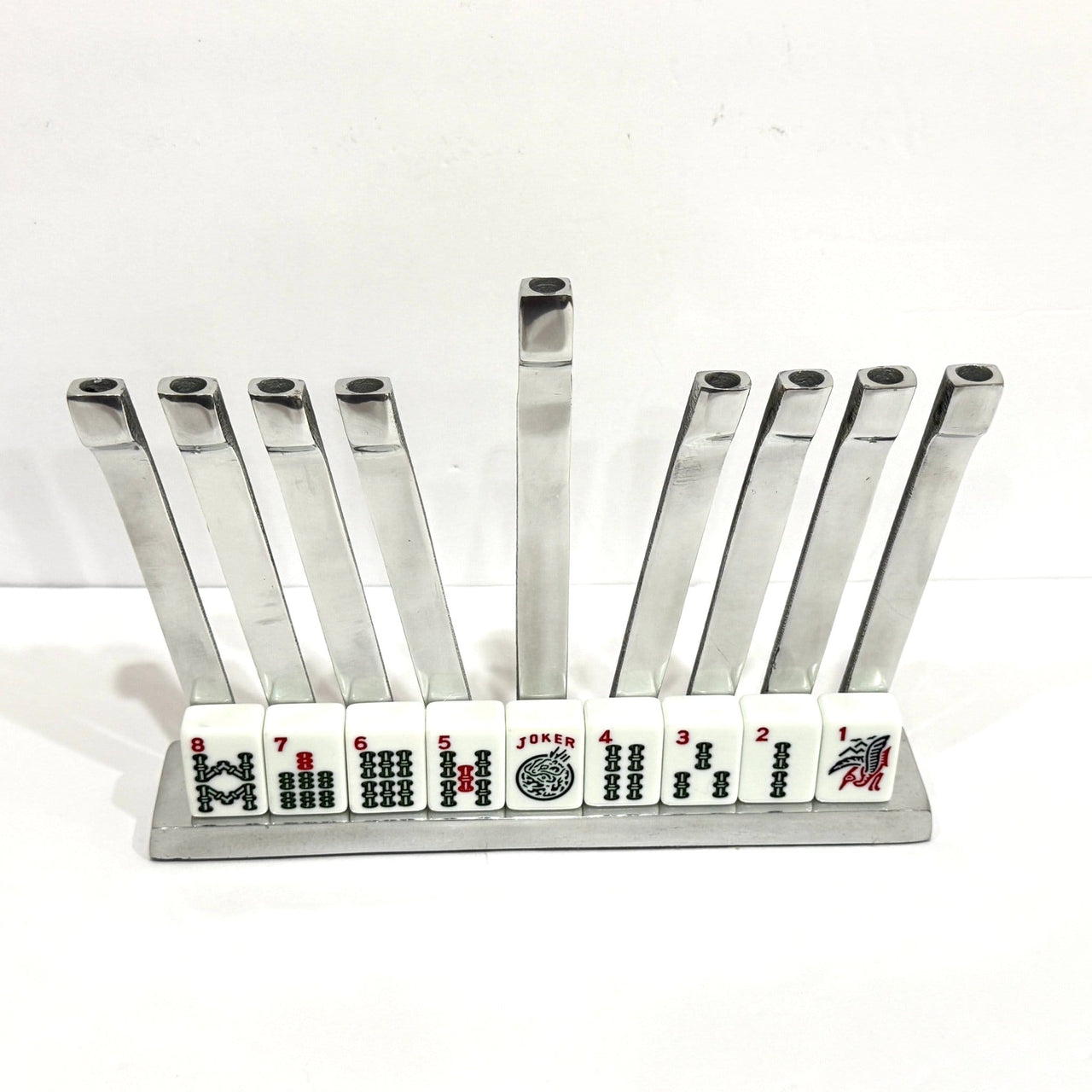 Don't Forget the Gift - Mahjong Tile Menorah - ModernTribe