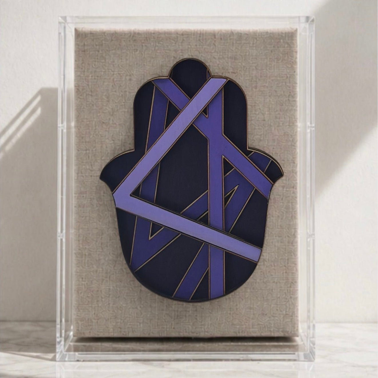 Hamsas by Regina - Framed Ombre Hamsa - Choice of Solid Colors - ModernTribe