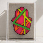 Hamsas by Regina - Framed Ombre Hamsa - Choice of Neon Colors - ModernTribe