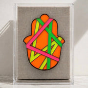 Hamsas by Regina - Framed Ombre Hamsa - Choice of Neon Colors - ModernTribe