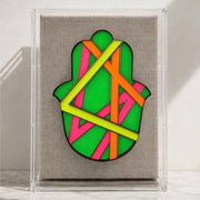 Hamsas by Regina - Framed Ombre Hamsa - Choice of Neon Colors - ModernTribe