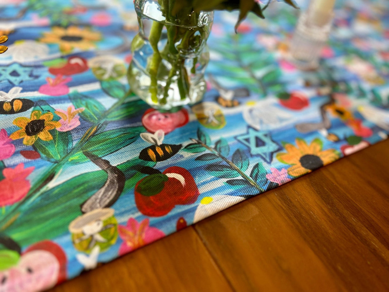 Arielle Zorger Designs - Rosh Hashanah Garden Table Runner - ModernTribe