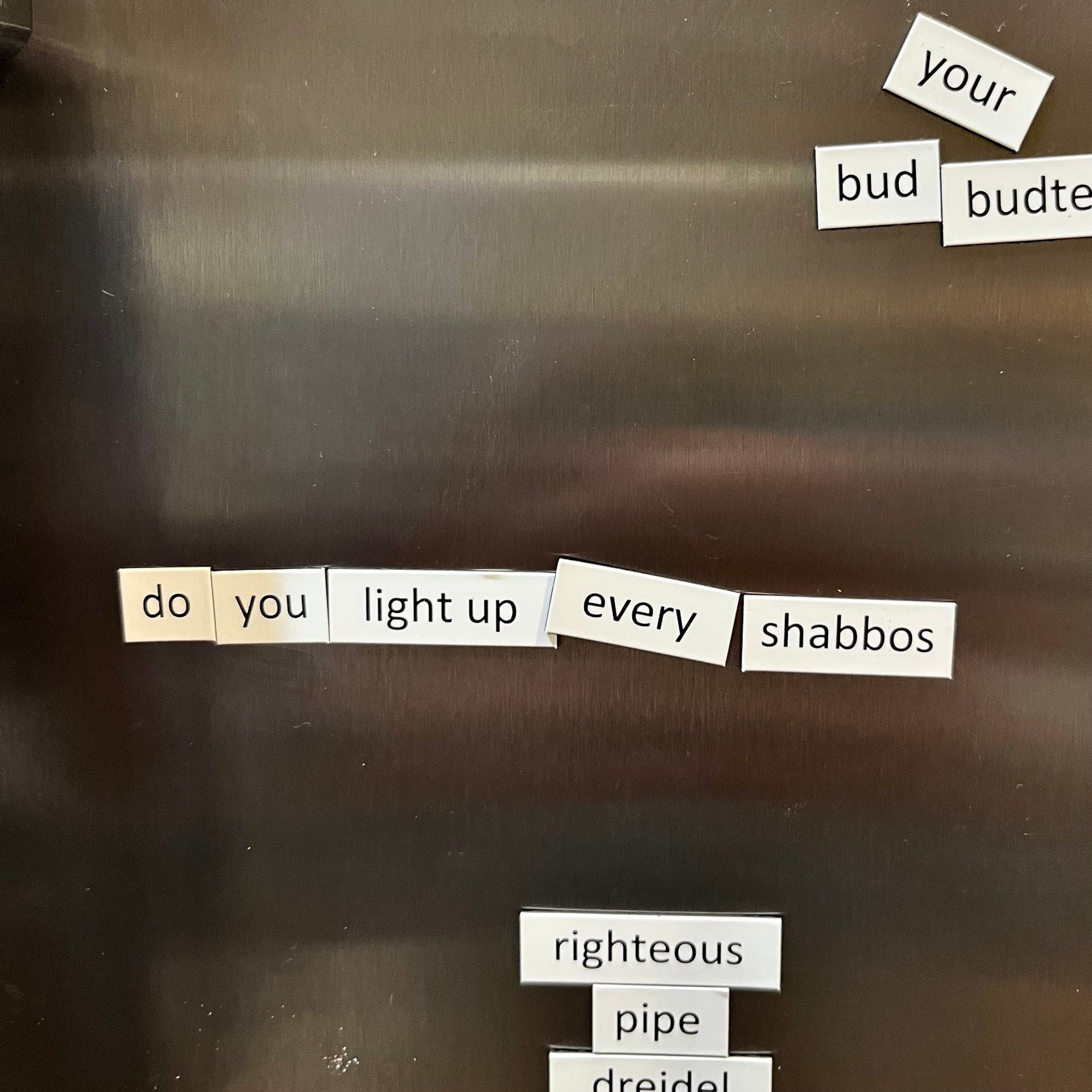 Tokin' Jew Magnets Puff Puff Poetry Magnets