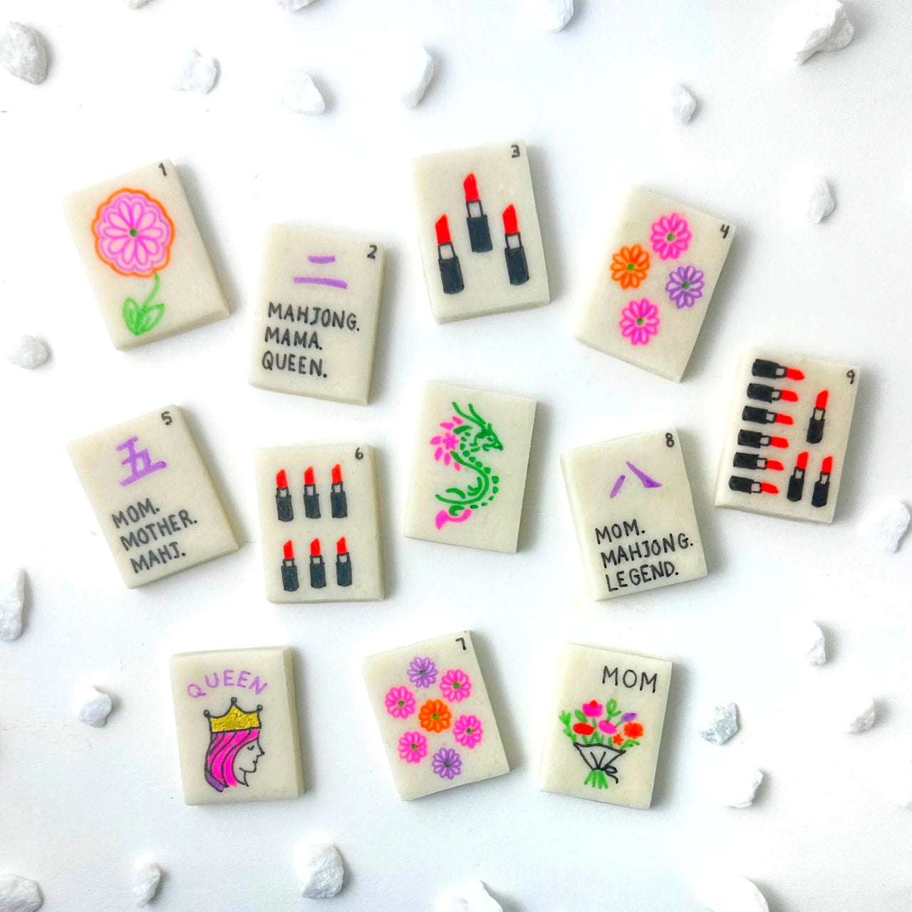 Marzipops - Mother's Day Mahjong Marzipan Tiles - ModernTribe