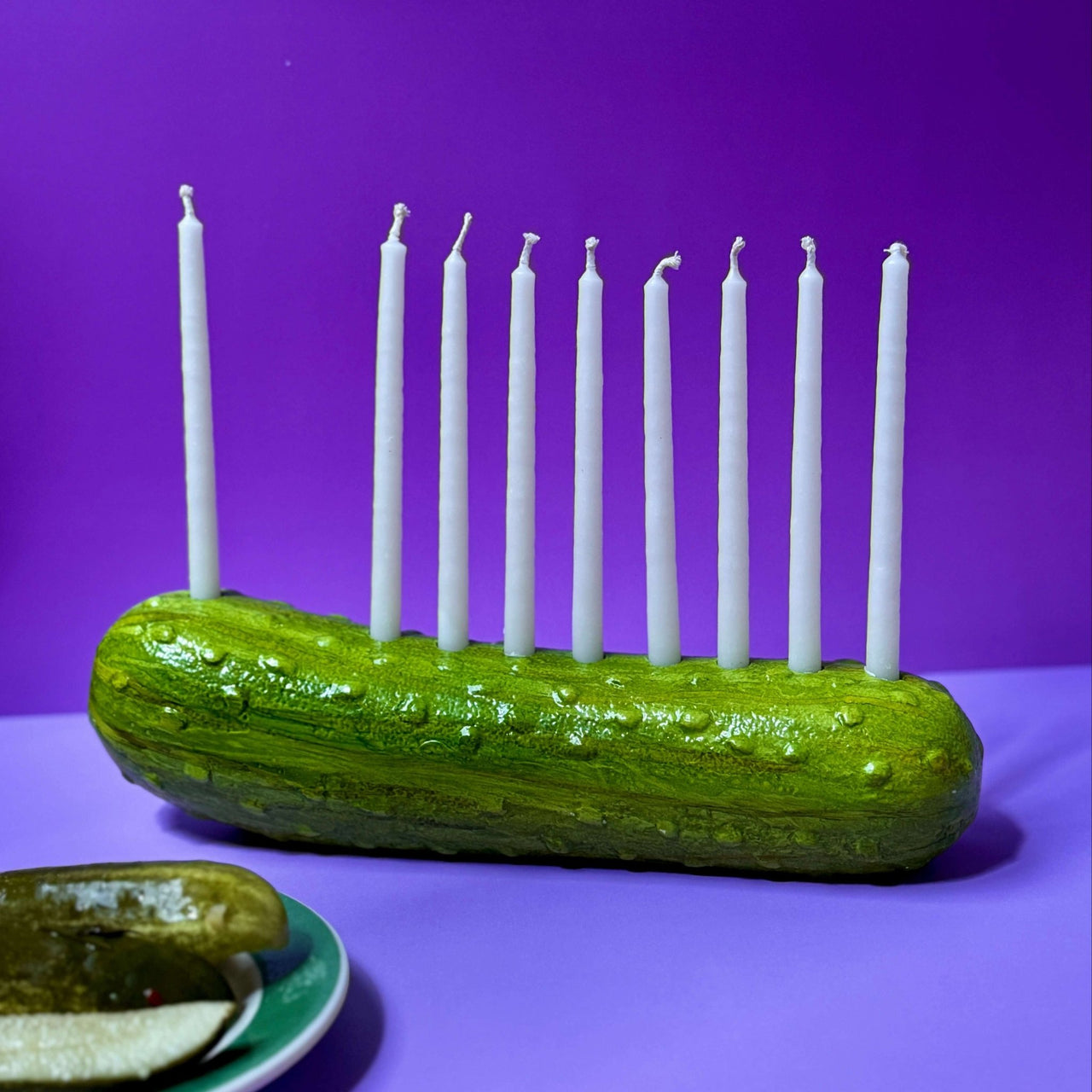 Amy Kritzer Becker - Handmade Pickle Menorah - ModernTribe