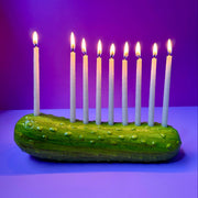 Amy Kritzer Becker Menorahs Handmade Pickle Menorah