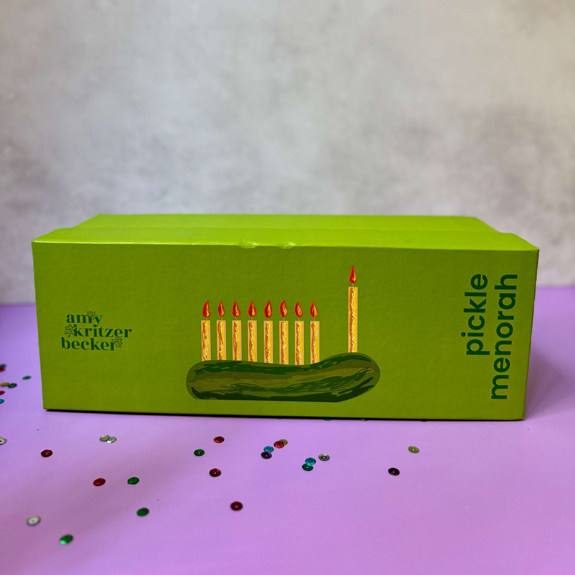 Amy Kritzer Becker Menorahs Handmade Pickle Menorah
