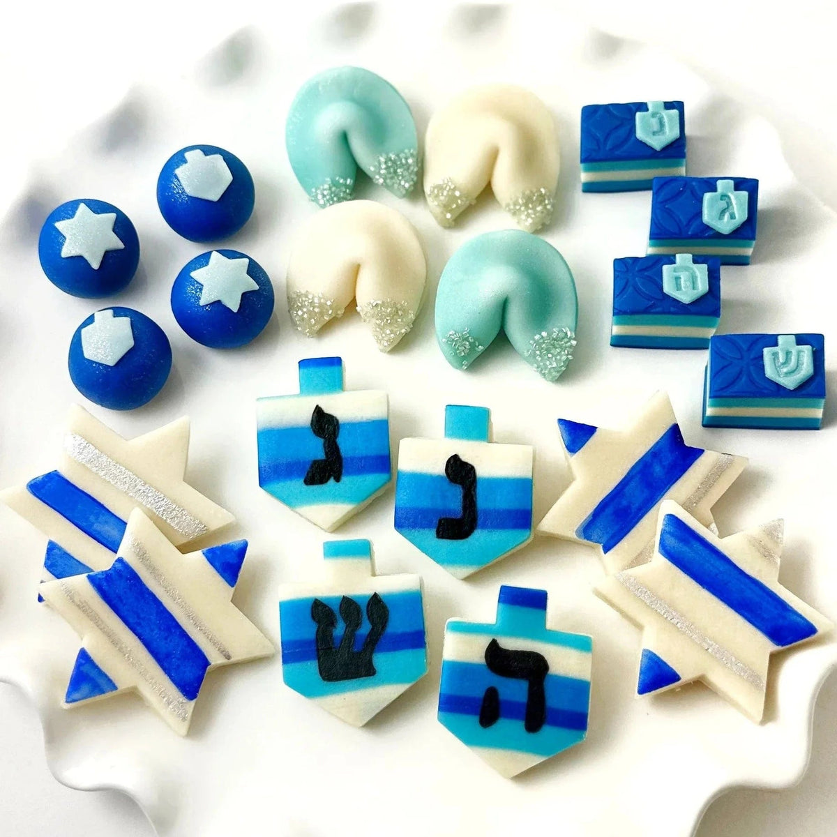 Marzipops - Marzipan Hanukkah Elegant Gift Basket - ModernTribe