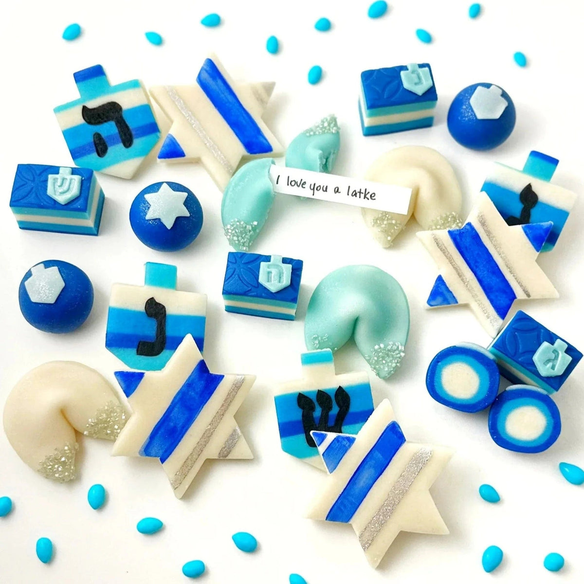 Marzipops - Marzipan Hanukkah Elegant Gift Basket - ModernTribe