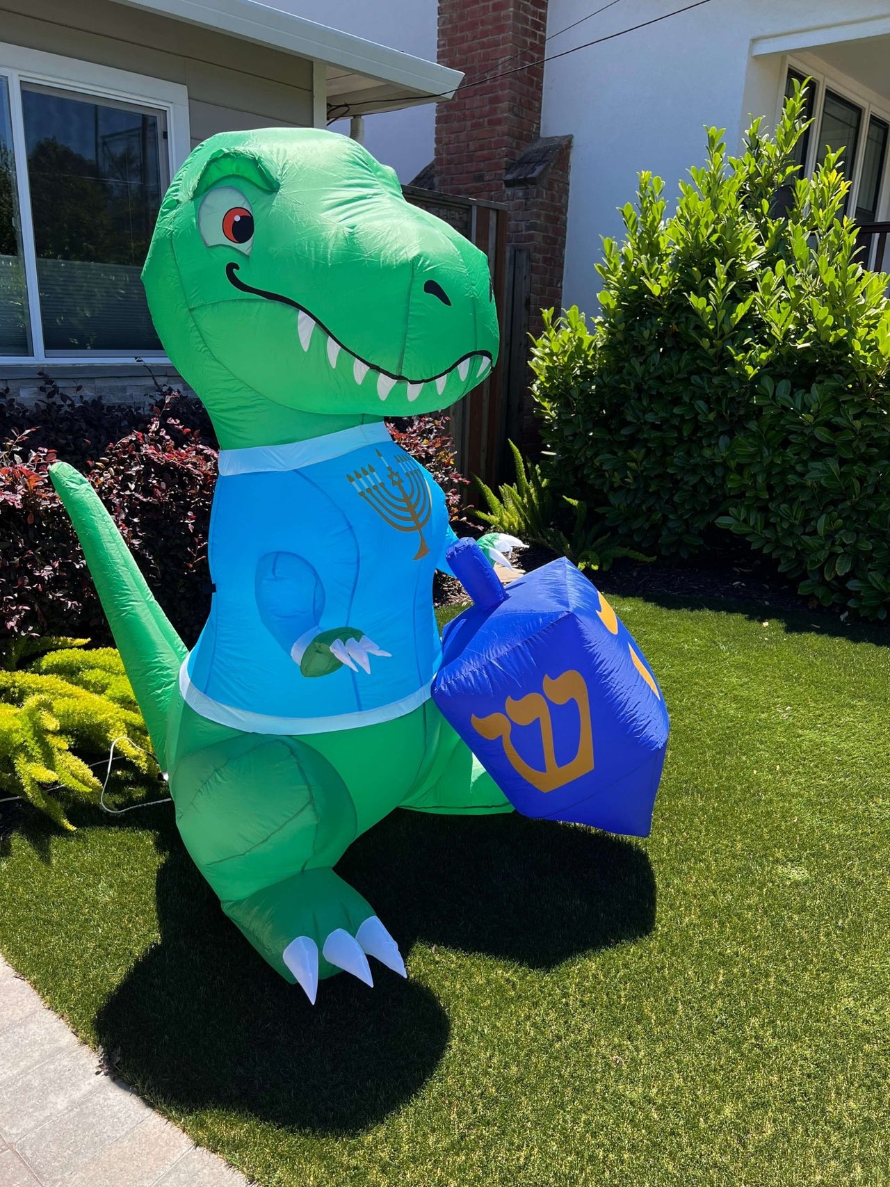Hanukkah Superstore - Dinokkah the Hanukkah Dinosaur Inflatable - ModernTribe