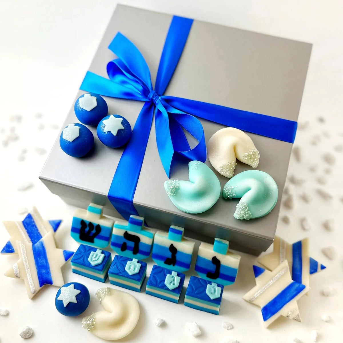 Marzipops - Marzipan Hanukkah Elegant Gift Basket - ModernTribe