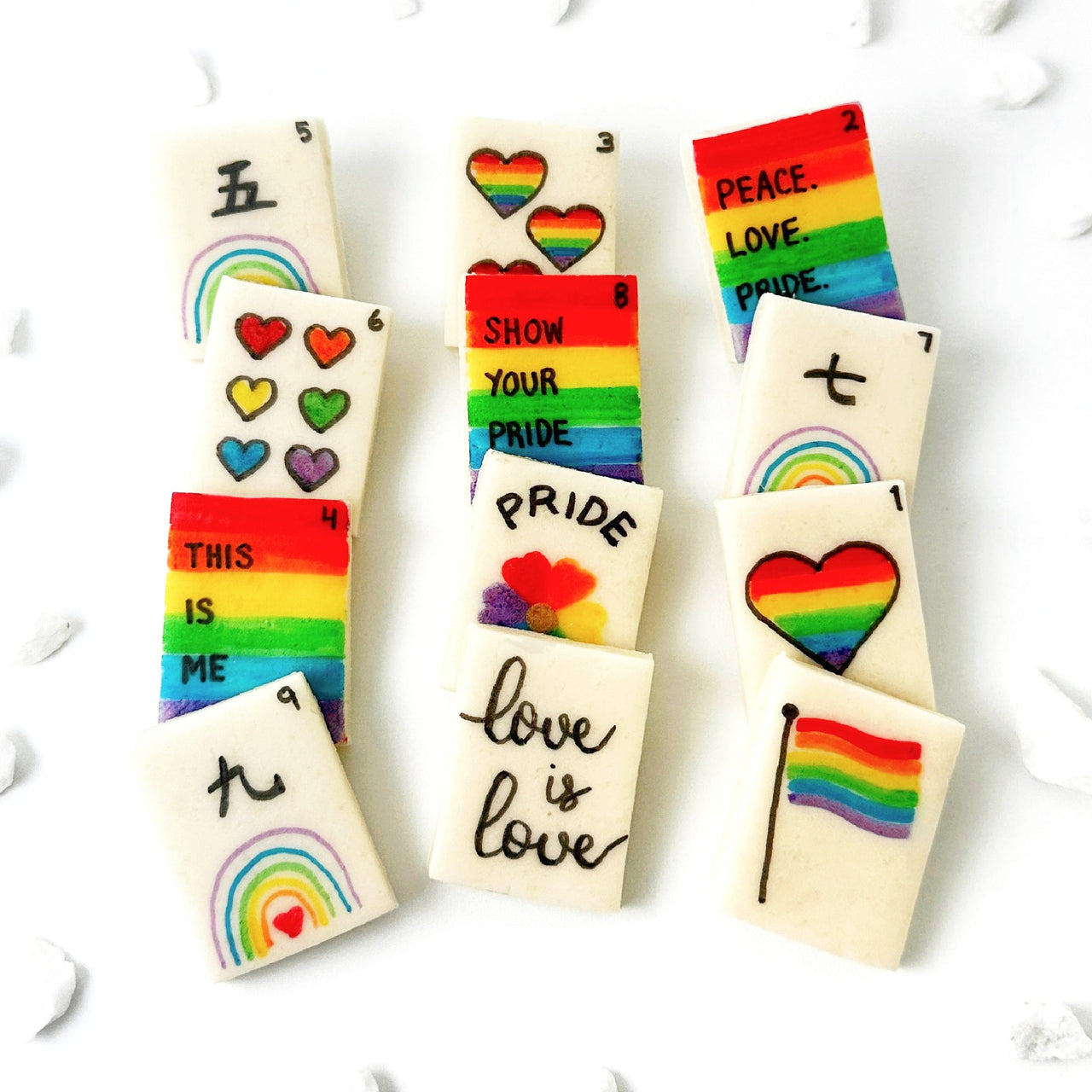 Marzipops - Pride Rainbow Mahjong Marzipan Tiles - ModernTribe