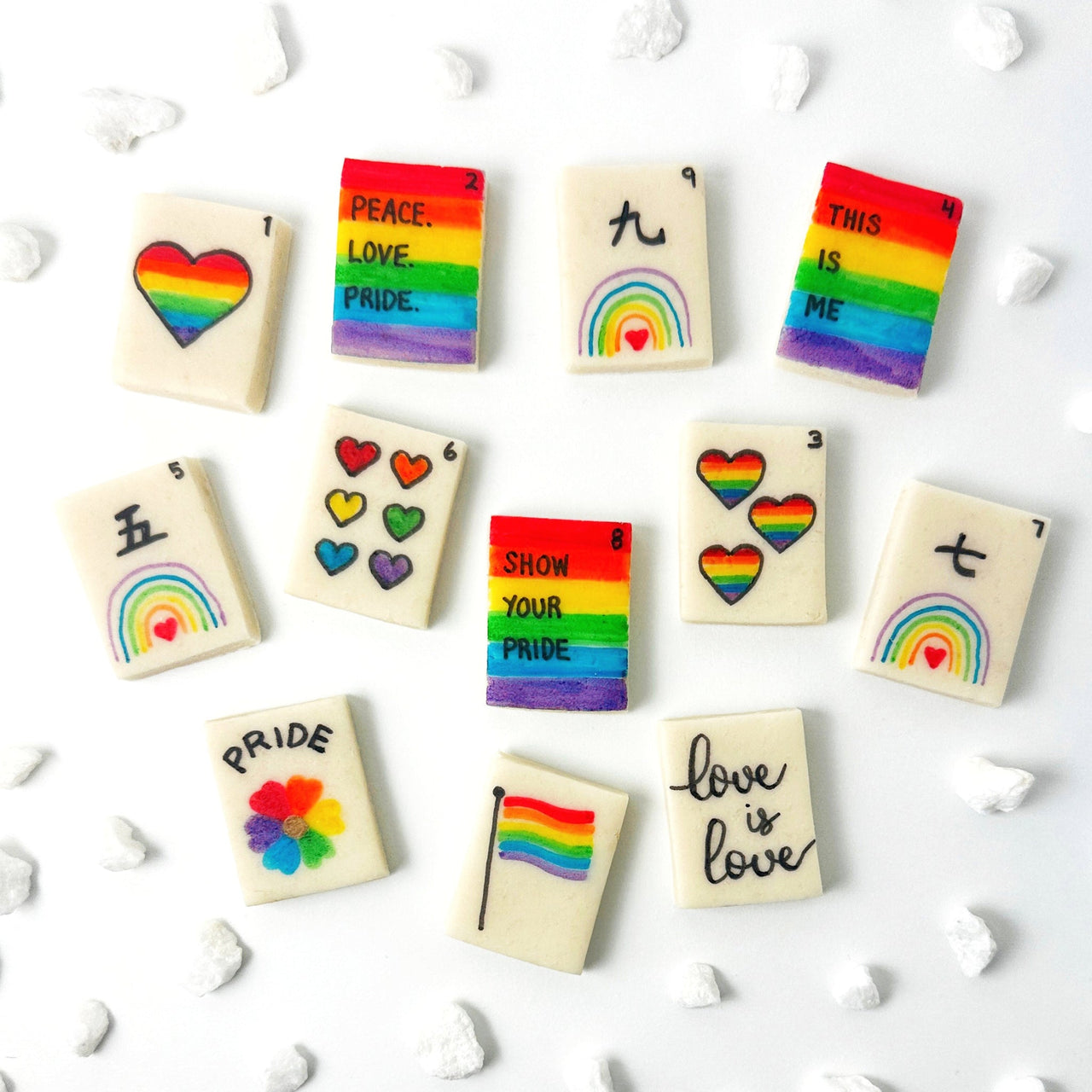 Marzipops - Pride Rainbow Mahjong Marzipan Tiles - ModernTribe