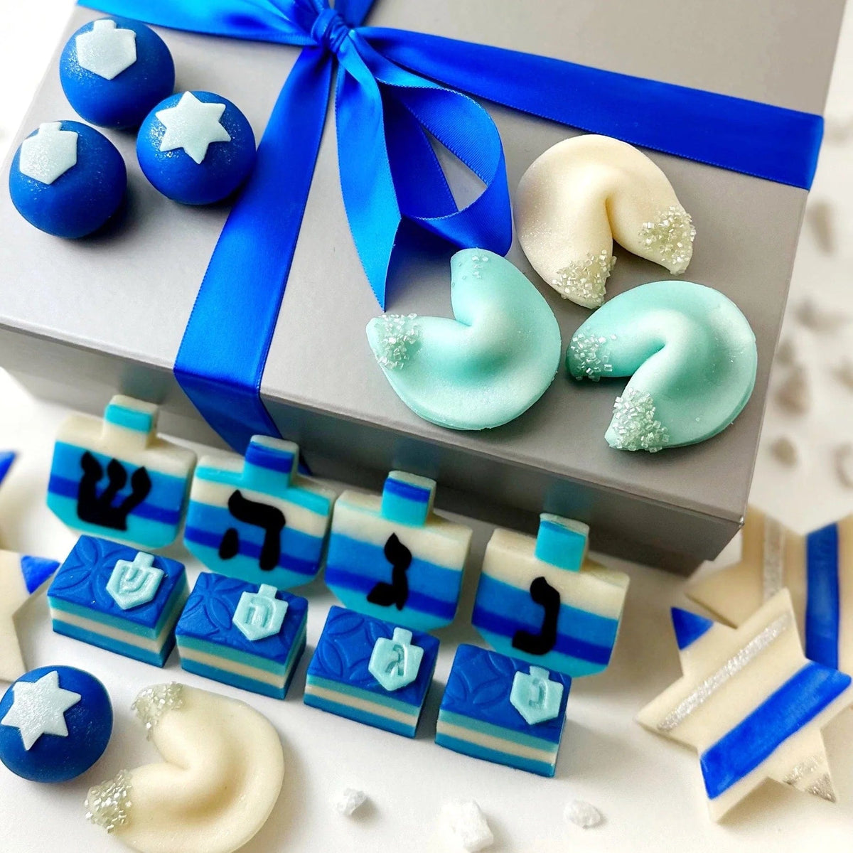 Marzipops - Marzipan Hanukkah Elegant Gift Basket - ModernTribe
