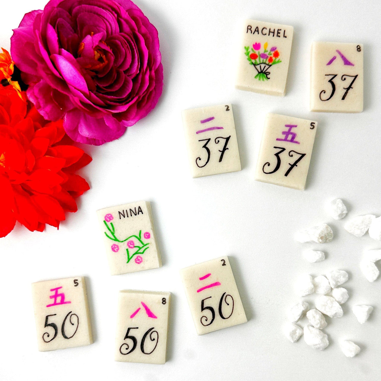Marzipops - Personalized Birthday Mahjong Marzipan Tiles - Choice of Queen or Spring Collection - ModernTribe
