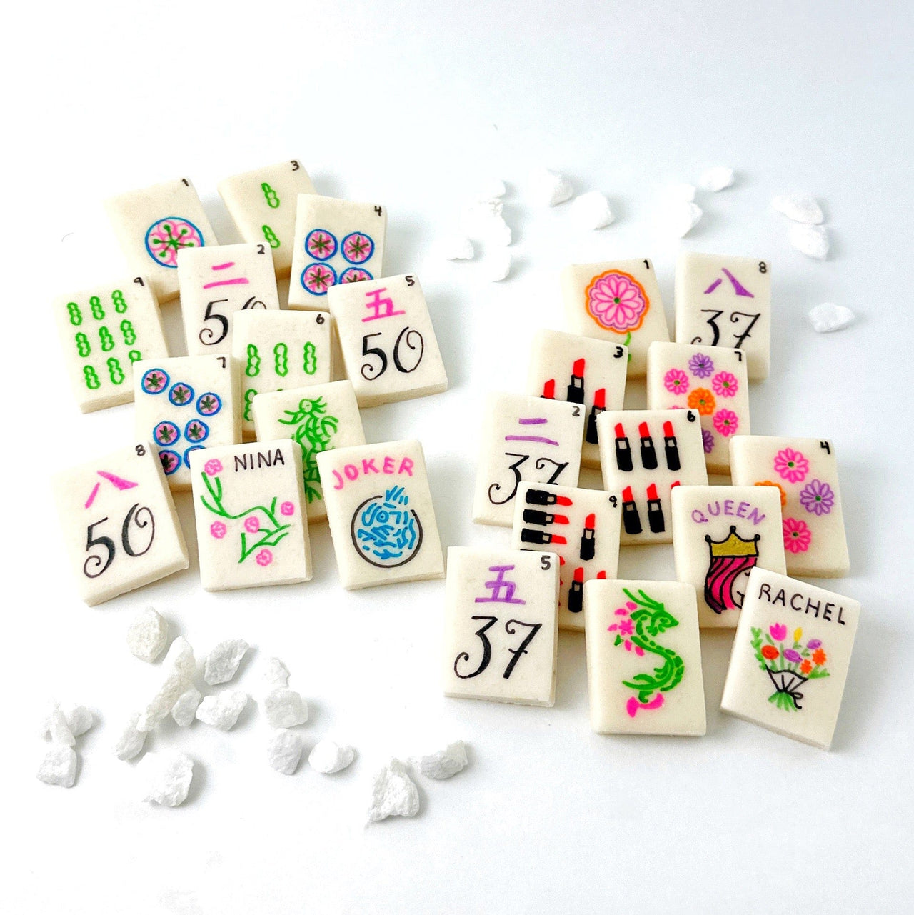 Marzipops - Personalized Birthday Mahjong Marzipan Tiles - Choice of Queen or Spring Collection - ModernTribe