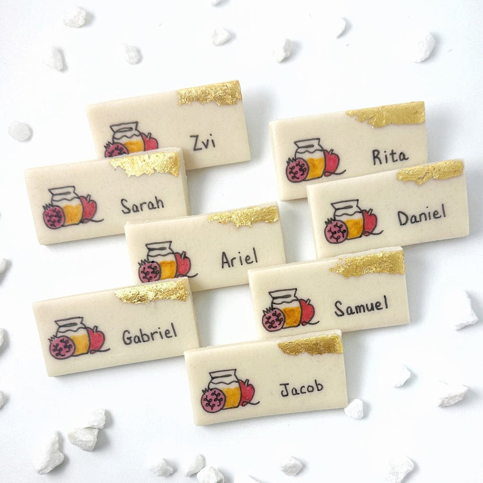 Marzipops - Personalized Marzipan Luxe Rosh Hashanah Placecards - ModernTribe