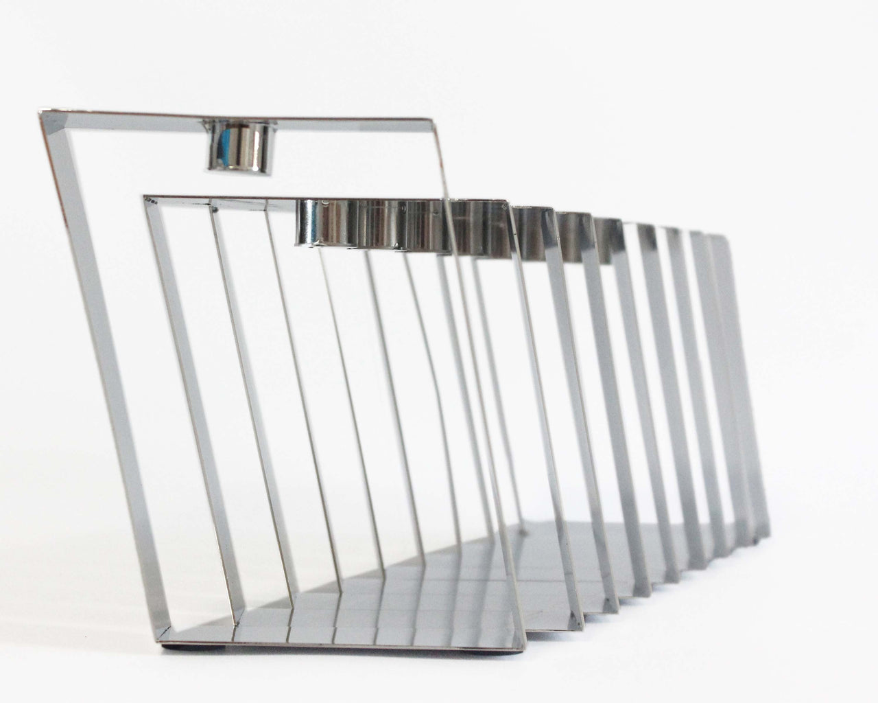 Mickala Design - Modern Silver Coated Menorah - Oil or Wax Candles - ModernTribe