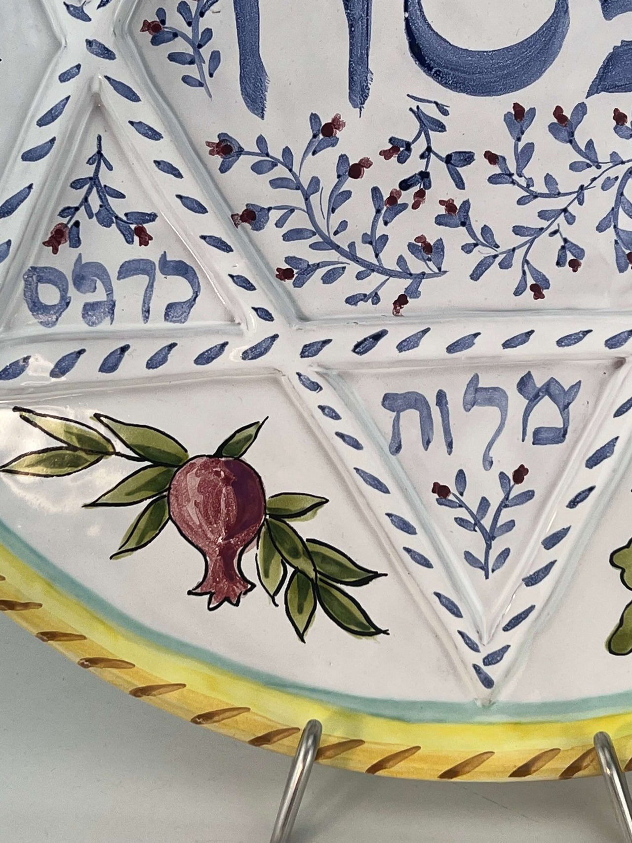 Liz Lauter - Seven Species Handmade Seder Plate by Liz Lauter - ModernTribe