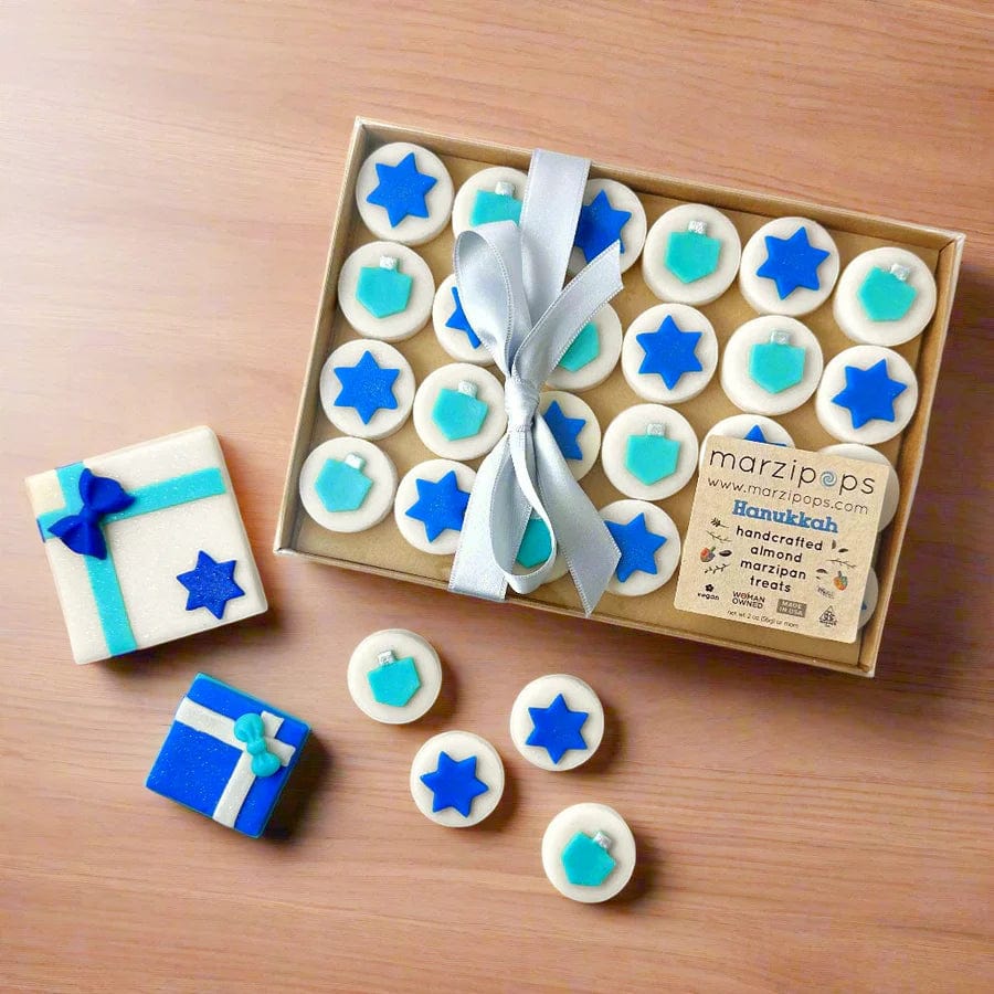 Marzipops - Hanukkah Dreidel and Star Marzipan Candy Bites - ModernTribe