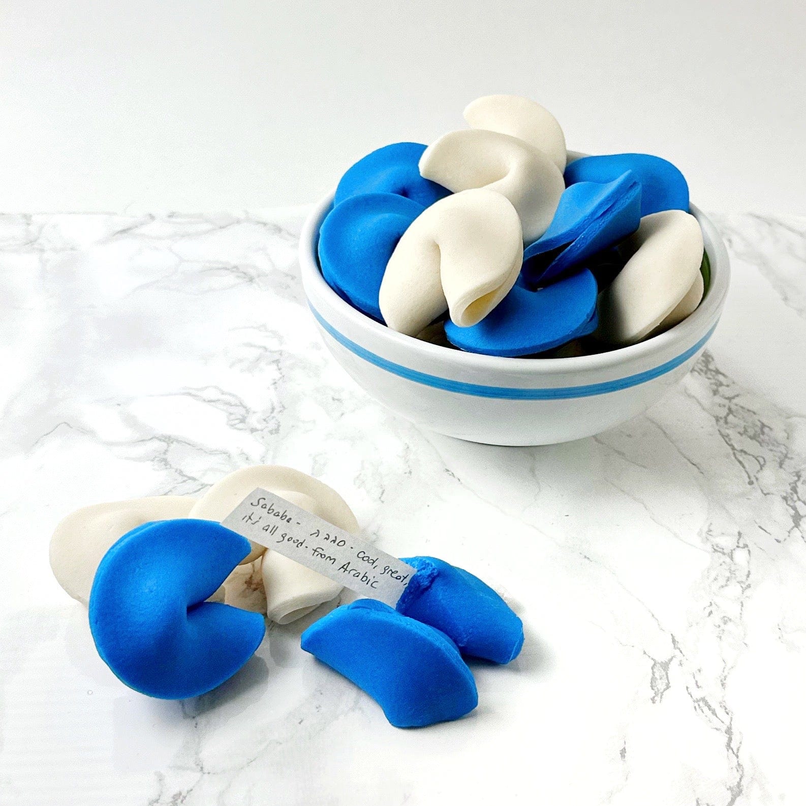 Jewish Slang Marzipan Fortune Cookies