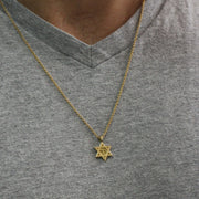 HOTCROWN - Chai Star of David Necklace - 14k Yellow, Rose or White Gold - ModernTribe