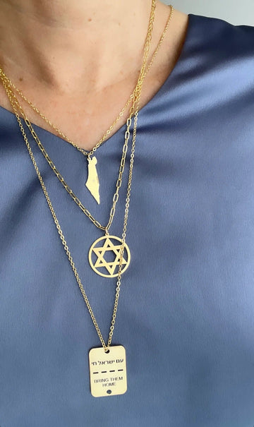 Bring Them Home Tag Necklace - (Sterling Silver or Gold-Plated) 100% o Bring Them Home Tag Necklace - (Sterling Silver or Gold-Plated) 100% o