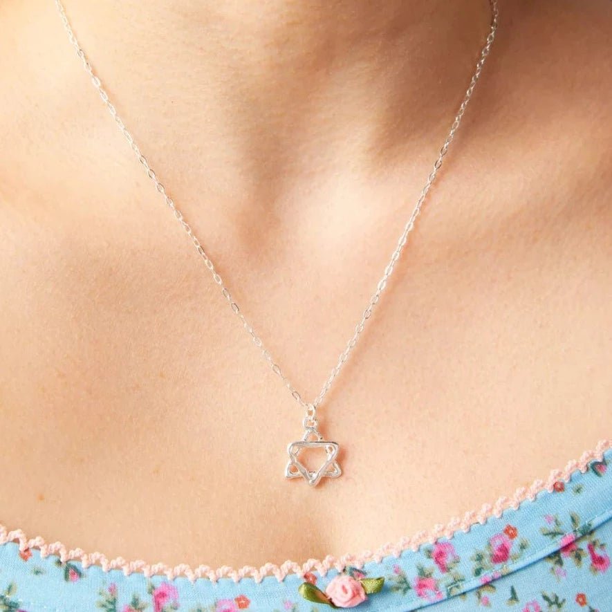 Susan Alexandra - Star of David Prayer Necklace by Susan Alexandra - Sterling Silver - ModernTribe