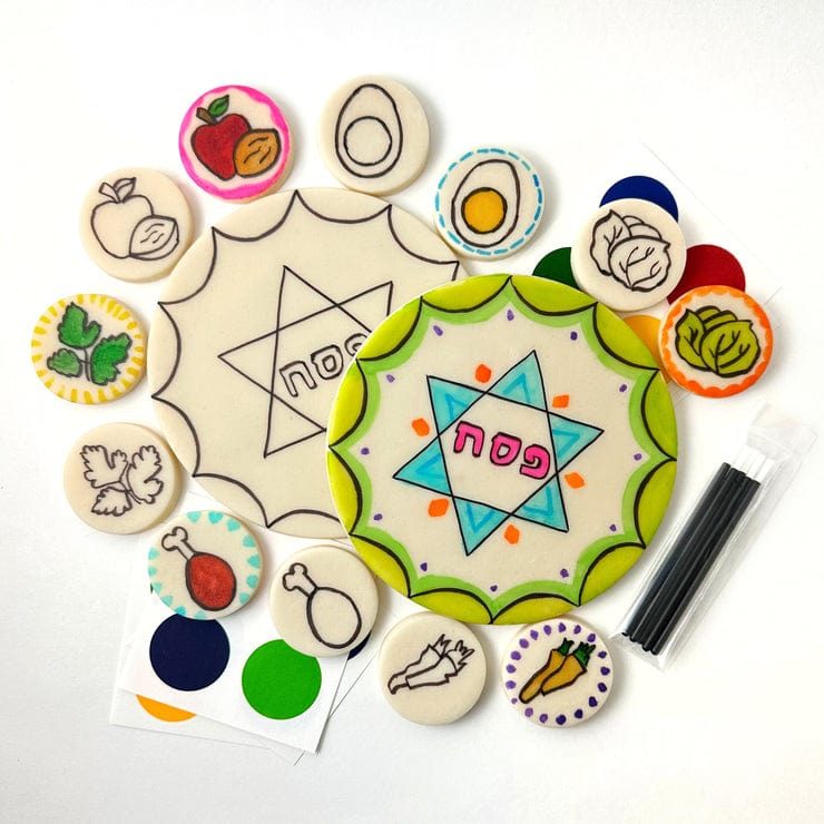 Marzipops - Paint - Your - Own Marzipan Seder Plate - ModernTribe
