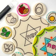 Marzipops Food Paint-Your-Own Marzipan Seder Plate