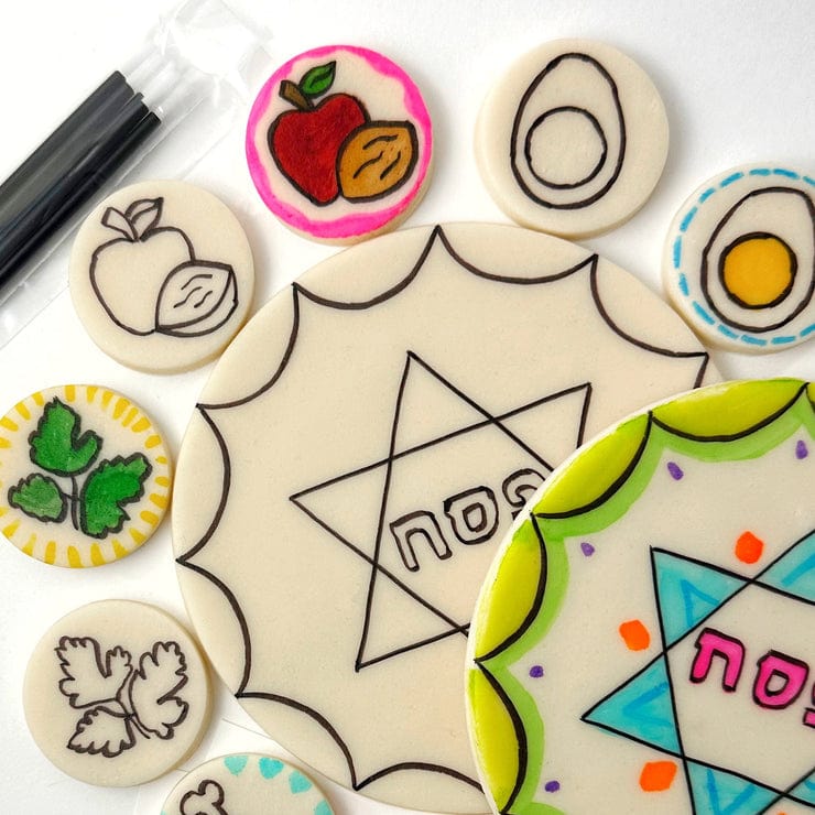 Marzipops - Paint - Your - Own Marzipan Seder Plate - ModernTribe