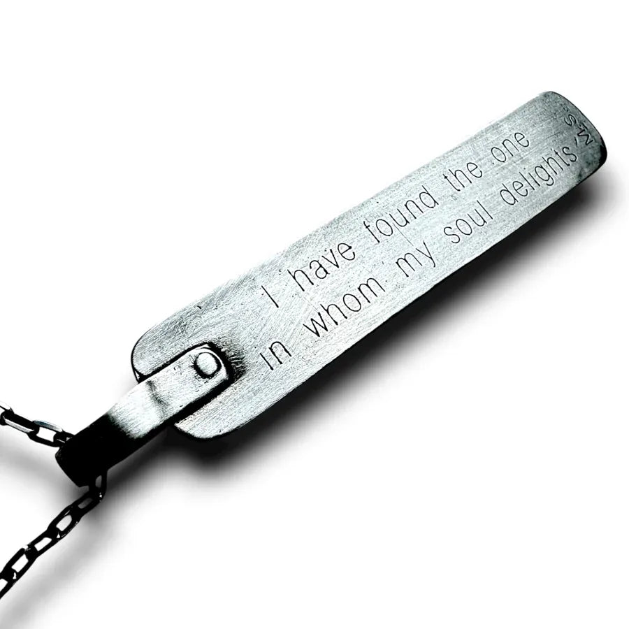 Marla Studio - I Have Found the One in Whom My Soul Delights Necklace By Marla Studio - Sterling Silver - ModernTribe