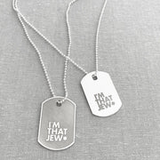 Miriam Merenfeld Jewelry Necklaces I'm That Jew Necklace - (Sterling Silver or Gold-Plated)