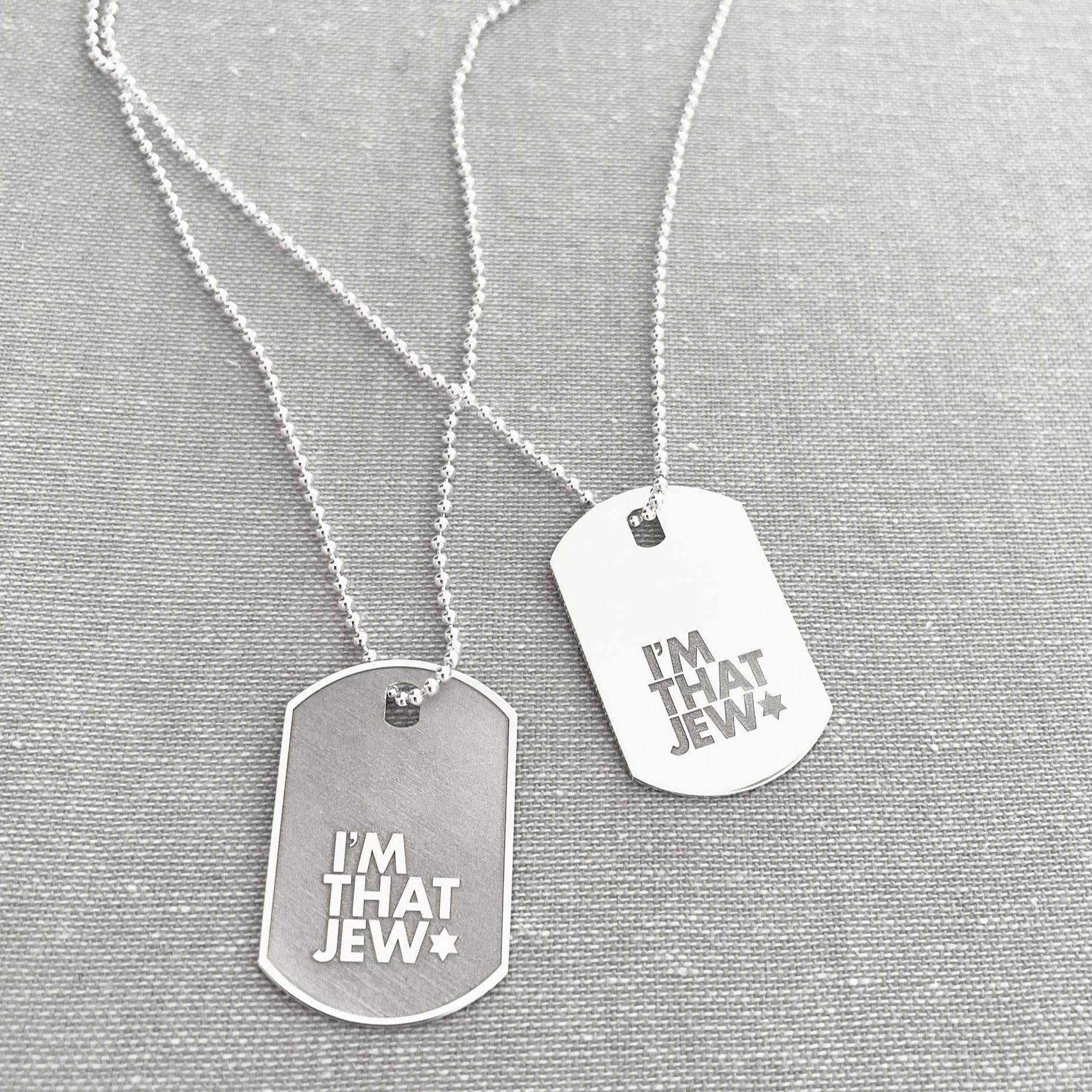 Miriam Merenfeld Jewelry Necklaces I'm That Jew Necklace - (Sterling Silver or Gold-Plated)