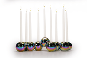 Tchotchke Judaica Menorah Bubble Menorah (Aluminum)