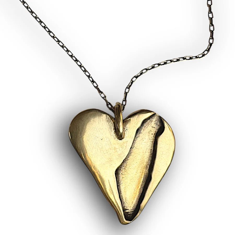 Marla Studio - Israel in My Heart Necklace by Marla Studio - Bronze - ModernTribe
