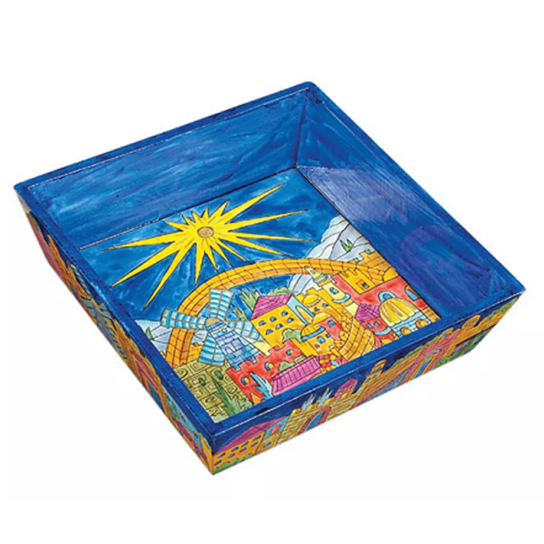 Yair Emanuel - Jerusalem Matzah Plate by Yair Emanuel - ModernTribe