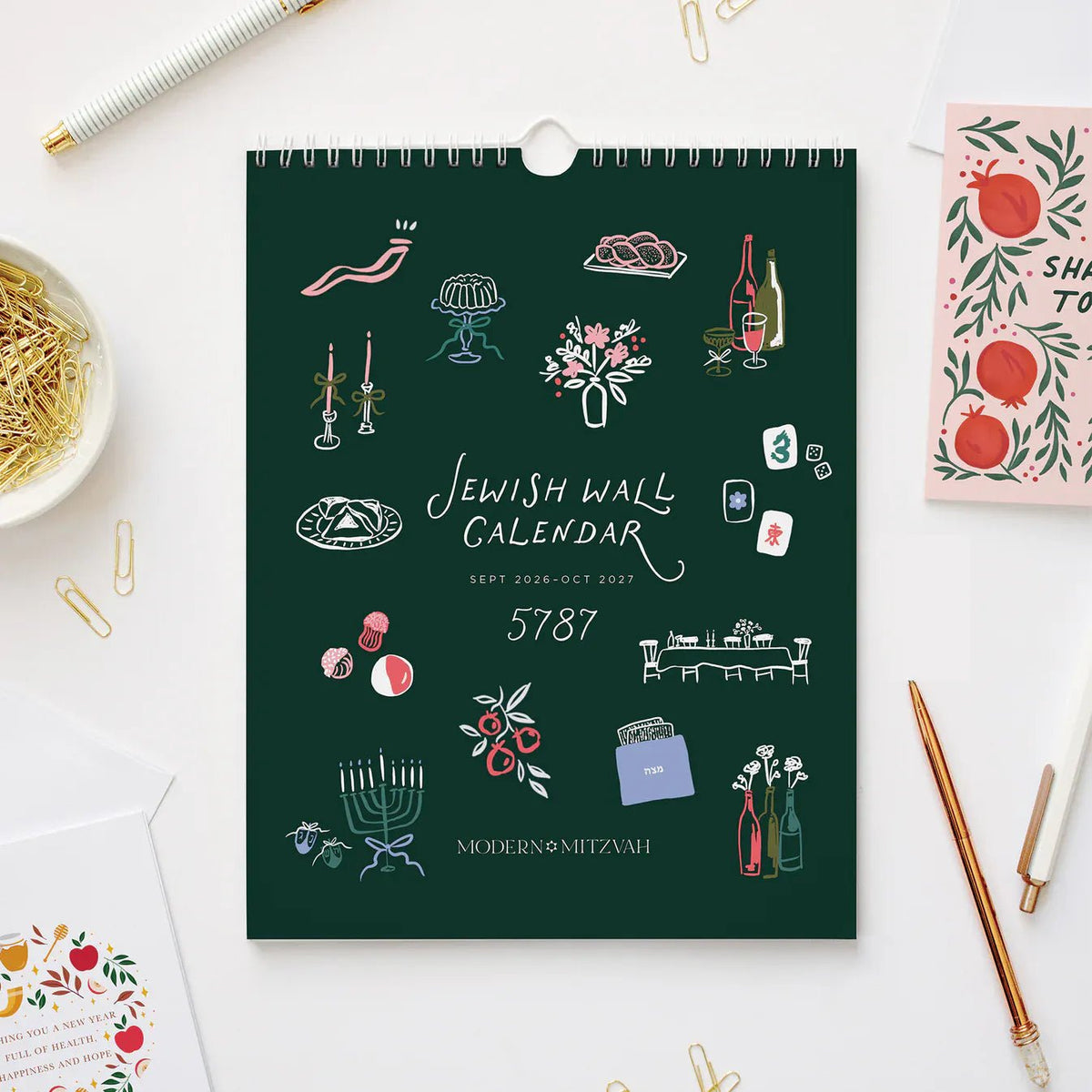 Modern Mitzvah - Modern Mitzvah Jewish Wall Calendar - 5787 (2026 - 2027) - ModernTribe