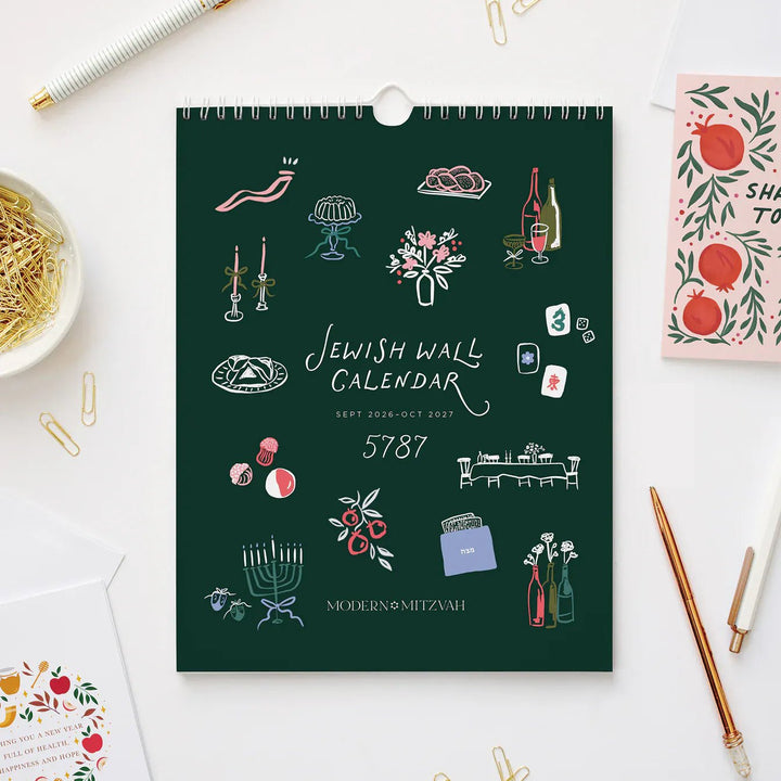 Modern Mitzvah - Modern Mitzvah Jewish Wall Calendar - 5787 (2026 - 2027) - ModernTribe
