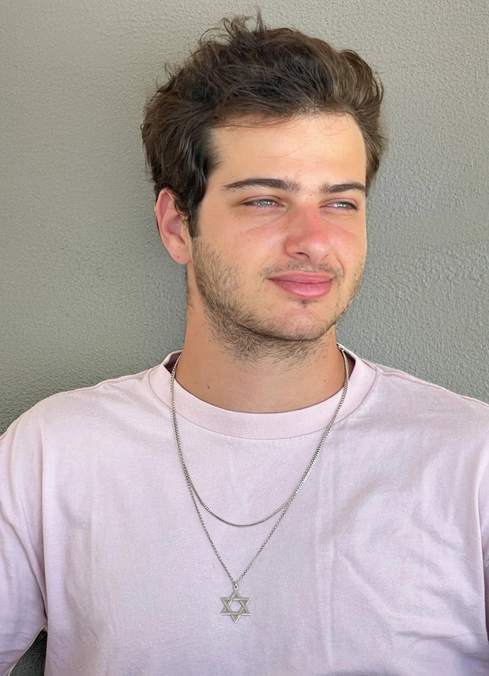 Miriam Merenfeld Jewelry - Jordan Star of David Necklace by Miriam Merenfeld - Gold - Plated, 20" - ModernTribe