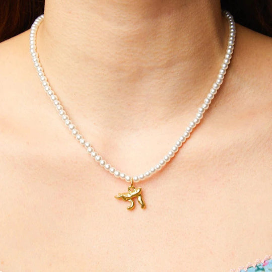 Chai Necklace by Susan Alexandra - Pearl