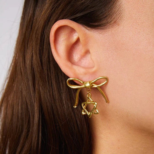 Mensch Earrings by Susan Alexandra - Star of David