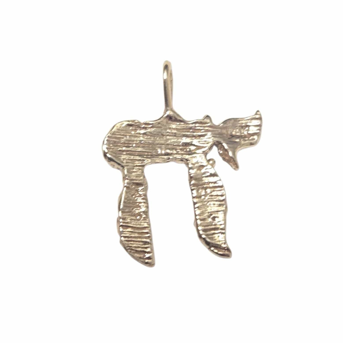 Bareket Jewelry Necklaces Rustic Chai Necklace - 14k Yellow Gold