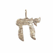 Bareket Jewelry Necklaces Rustic Chai Necklace - 14k Yellow Gold