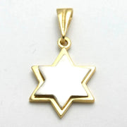 Bareket Jewelry Necklaces 14k Two-Tone Gold Modern Star of David Pendant