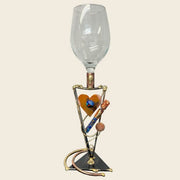 Gary Rosenthal Kiddush Cups Wedding Kiddush Cup with Glass Shard Keepsake by Gary Rosenthal