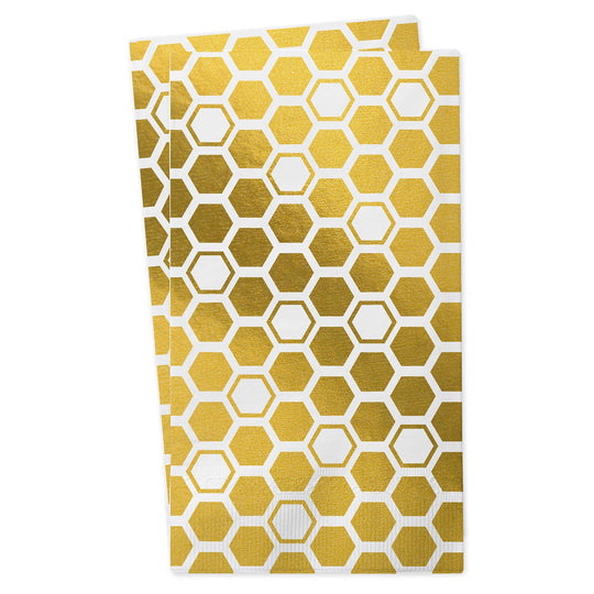 Foiled Rosh Hashanah Guest Napkins - Set of 16