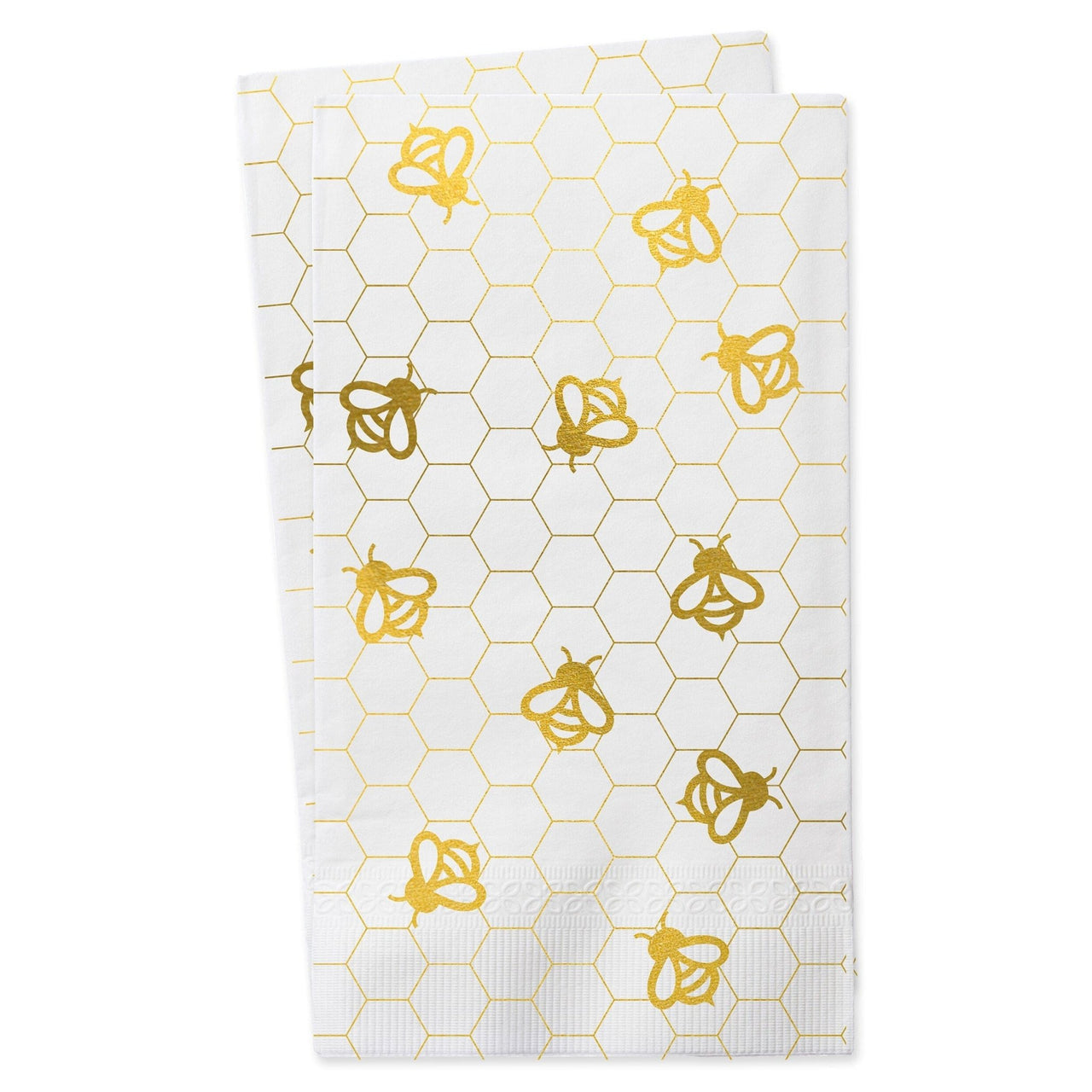 Cazenove - Foiled Gold Bee Guest Napkins - Set of 16 - ModernTribe