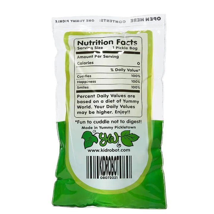 Kid Robot - Yummy World Crunchy Pickle in a Bag Plush by Kid Robot - ModernTribe