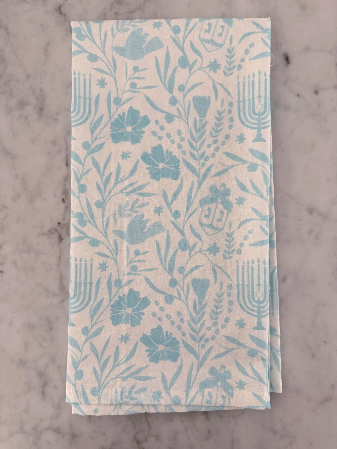 Jewish Together - Hanukkah Bloom Tea Towel - ModernTribe